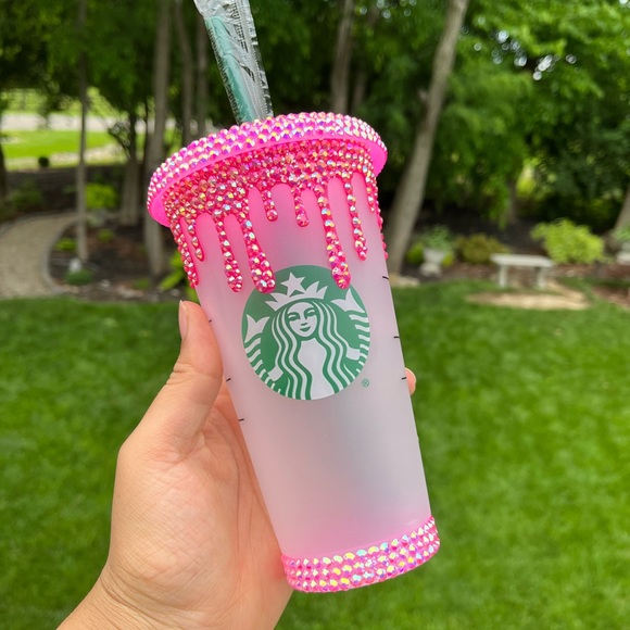 Bling drip Starbucks cold cup